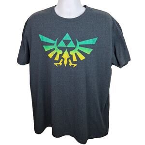 The Legend Of Zelda Triforce Graphic Print T-Shirt Men's Size XL